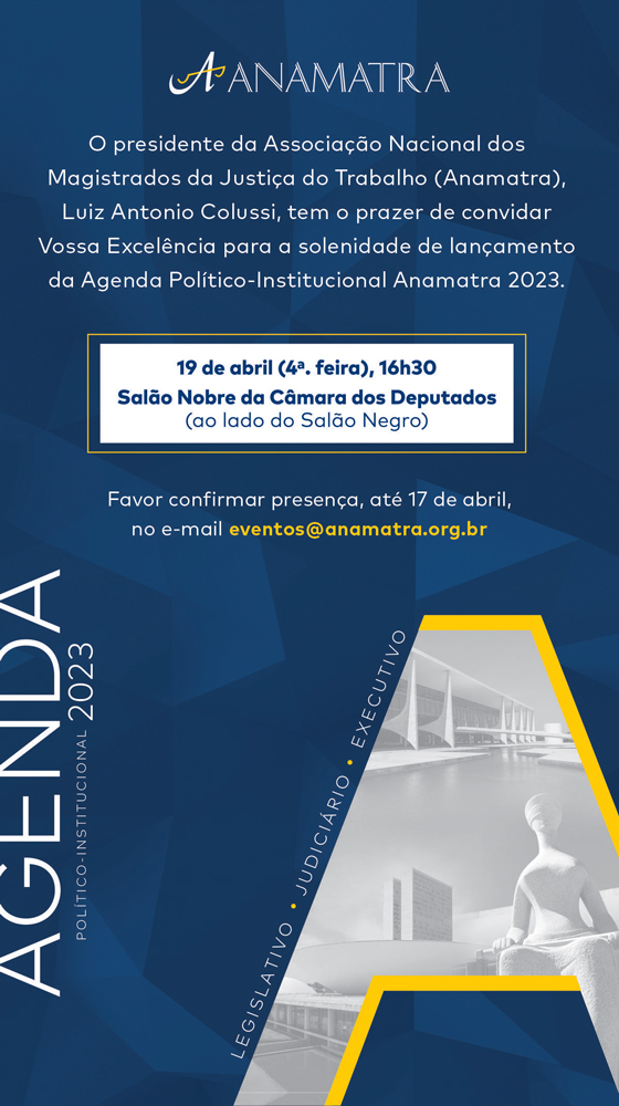 convite e mail Agenda 2023