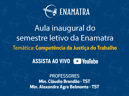 Aula inaugural do semestre letivo da Enamatra