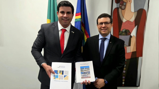 Anamatra realiza visita institucional ao primeiro secretário da Câmara								