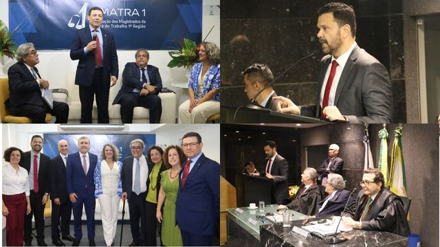 Ministro Aloysio Corrêa da Veiga recebe homenagens da Amatra 1 (RJ) e do TRT 1 (RJ)								