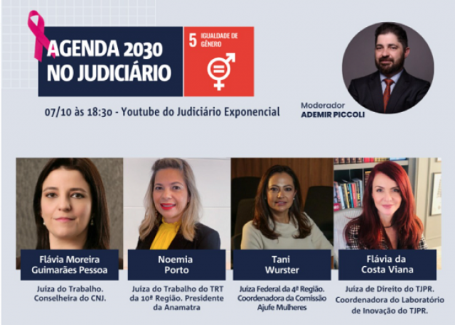 Anamatra - Associação Nacional dos Magistrados da Justiça do Trabalho -  Anamatra participa de live sobre a Agenda 2030 no Judiciário