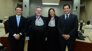 Anamatra presente à ratificação de posse de novos desembargadores do TRT 5 (BA)							
