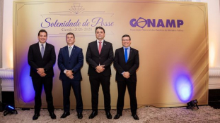 Anamatra presente à solenidade de posse da nova diretoria da Conamp							