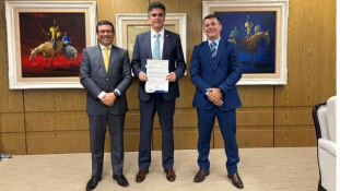 Cinquentenário da Anamatra: dirigentes entregam convite oficial ao presidente do TST							
