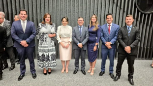 Dirigentes da Anamatra participam da posse da nova diretoria da Ajufe							