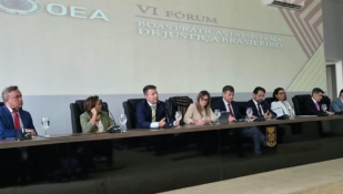 Vice-presidente da Anamatra no VI Fórum Boas Práticas do Sistema de Justiça Brasileiro							