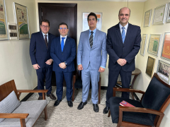 Competência e pejotização são temas centrais de reunião da Anamatra com o Escritório de Advocacia Mauro Menezes							