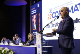 Judiciário apresenta experiências e desafios para o trabalho em tempos de mudanças climáticas							
