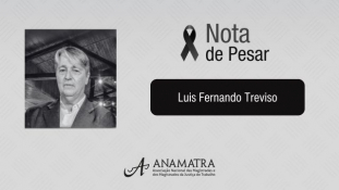 Nota de pesar pelo falecimento de Luis Fernando Treviso, pai do vice-presidente da Anamatra							
